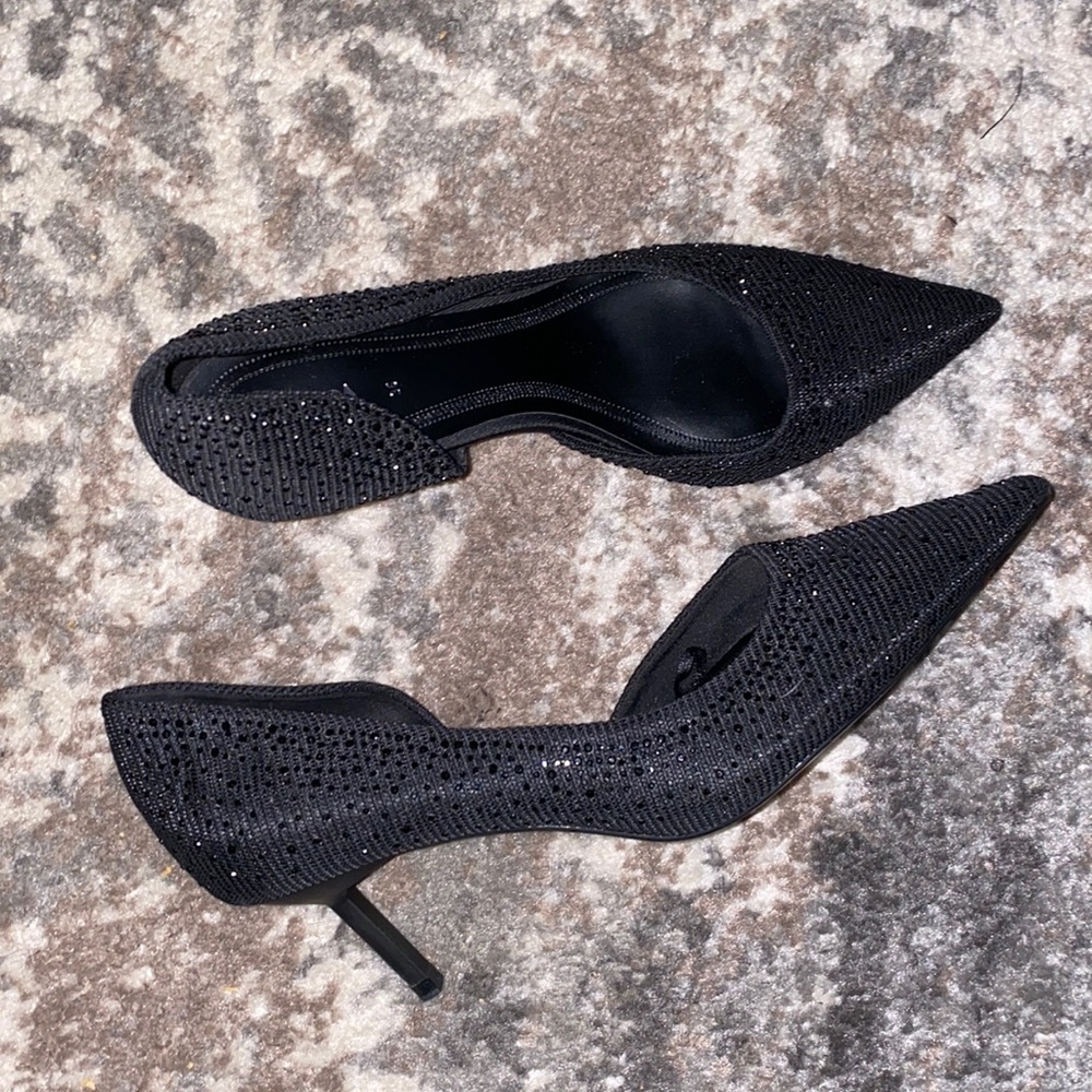 Zara studded kitten heels